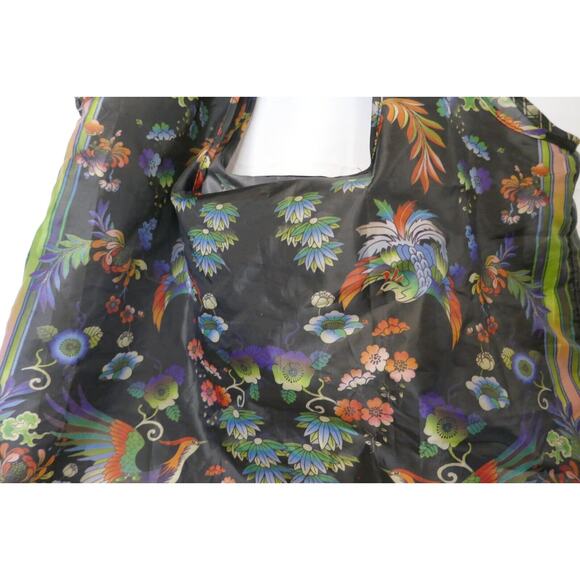 Johny Was Bag Reusable Packable Birds & Floral Shopping Tote - Picture 13 of 14